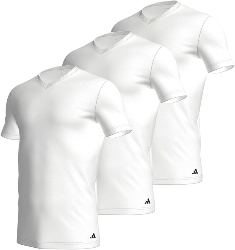 Adidas Multipack Crew Neck T-Shirt (3pk) Couche de Base suprieure Homme