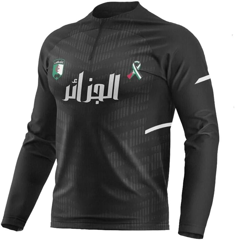 Maillot Algérie Palestine Football AG-178 Manches Longues