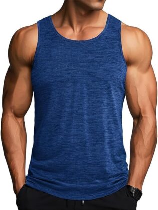MAGCOMSEN Débardeur Homme Sport Tee Shirt sans Manche Séchage Rapide Respirant Marcel Homme Muscle Gym Gilets