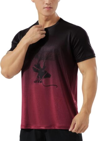 51WhWCAFUmS._AC_SL1300_.jpg Hommes Exercer Respirant Et Confortable Le Muscle Courir Chemise Exercer Séchage Rapide Vêtements De Sport