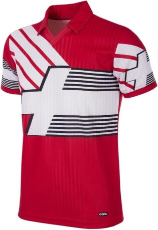 51X37SaEMnL._AC_SL1000_.jpg Copa Footballuisse 1990-92aillot de Football rétro - Homme - Rouge