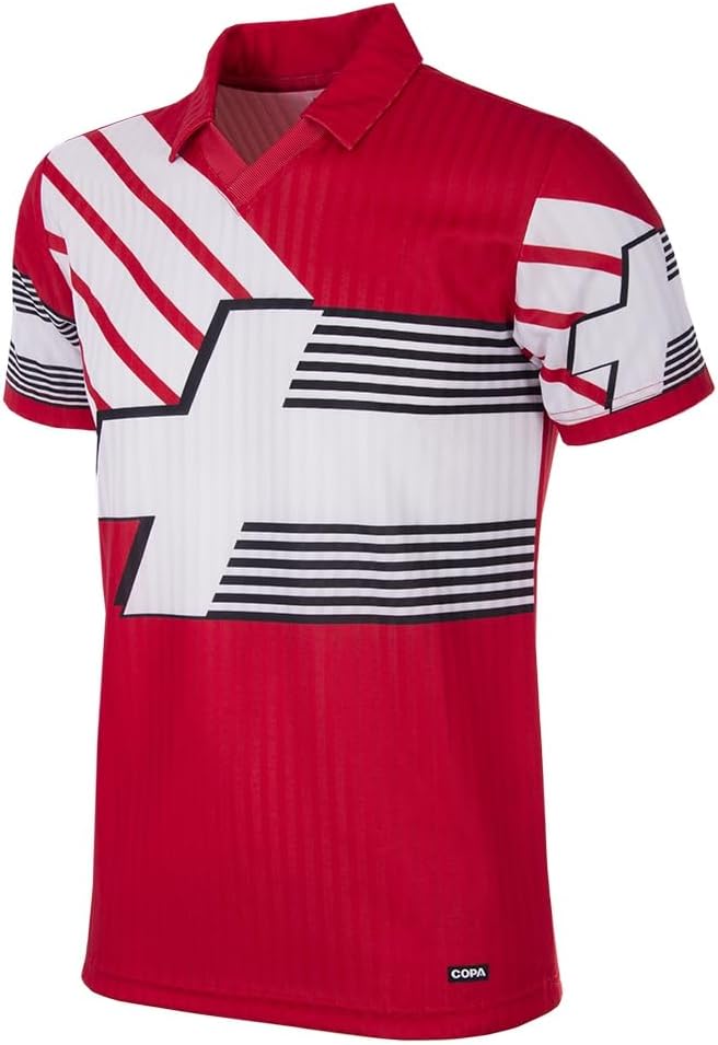 Copa Footballuisse 1990-92aillot de Football rétro - Homme - Rouge