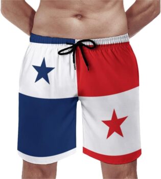 Maillot de Bain pour Hommes, Drapeau du Panama, séchage Rapide, Impression 3D, Short de Bain