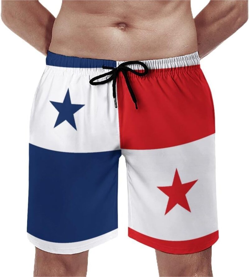 Maillot de Bain pour Hommes, Drapeau du Panama, séchage Rapide, Impression 3D, Short de Bain