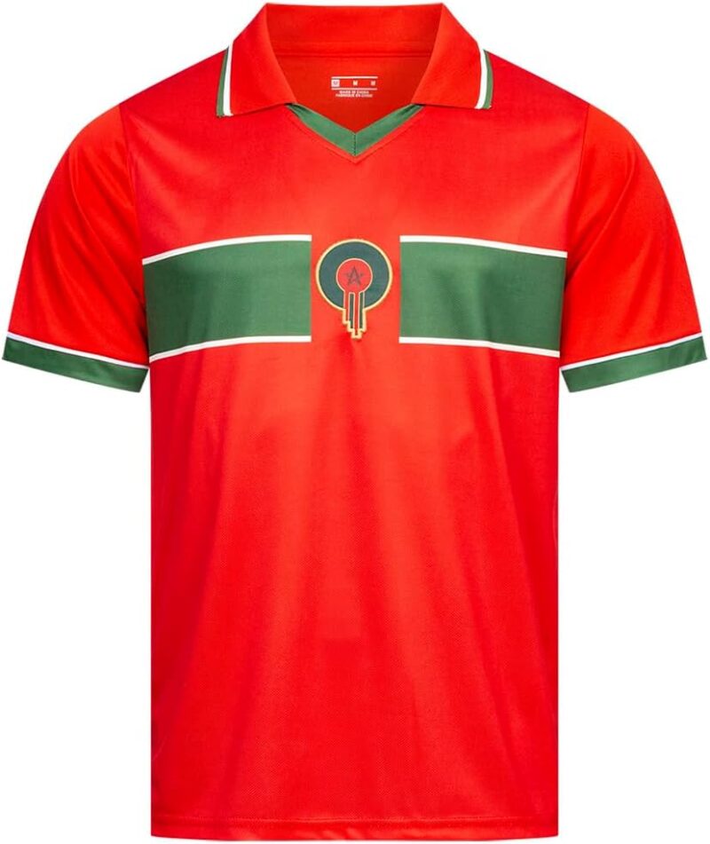 JELEX Retro History Maillot pour homme | Avec logo brodé et manches courtes | Design nostalgique pour les fans de football | Idéal pour les collectionneurs