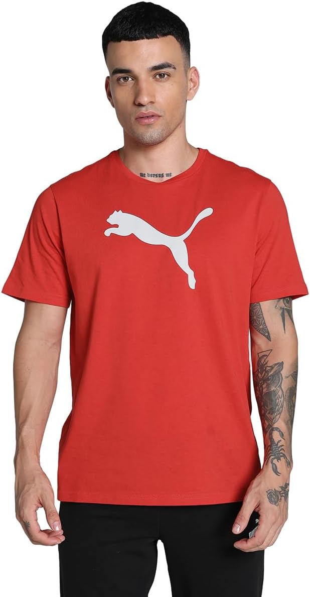 Puma Teamrise Logo Jersey Cotton T-Shirts Homme