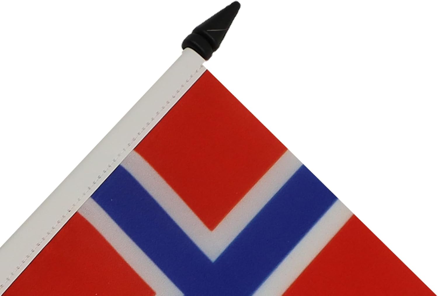AZ FLAG - Drapeau De Table Norvège - 15x10 cm - Mini Drapeau Norvégien De Bureau 100% Polyester Avec Hampe De 25cm Et Socle En Plastique Noir - Image 4