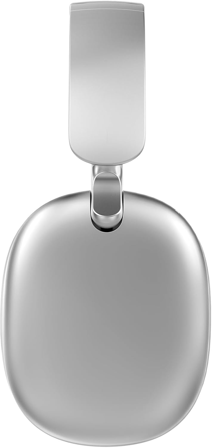 Casque Audio C6 à réduction Active du Bruit, Casque Bluetooth Supra-auriculaire sans Fil, Design Pliable léger, Oreillettes Confortables avec Basses Profondes, avec Micro Argent - Image 2