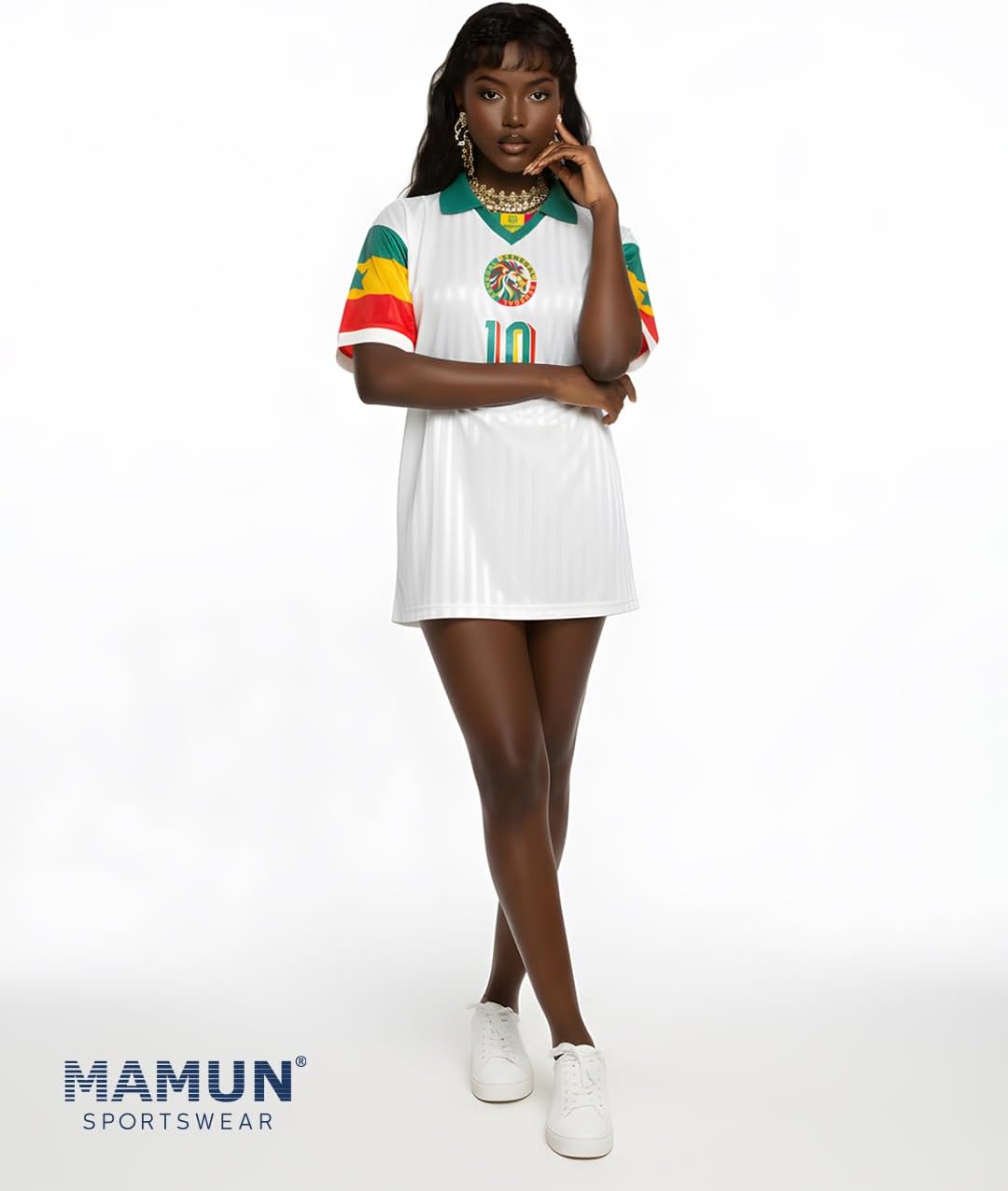 MAMUN Maillot de football rétro du Sénégal - Image 2