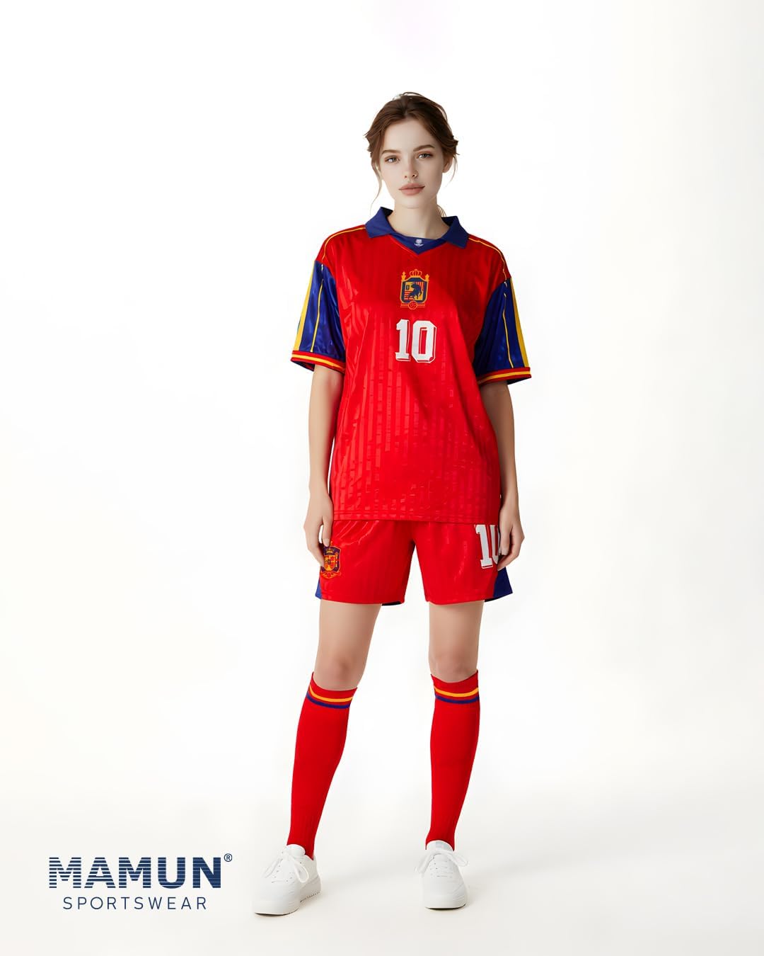 MAMUN Maillot de football rétro Espagne - Image 2