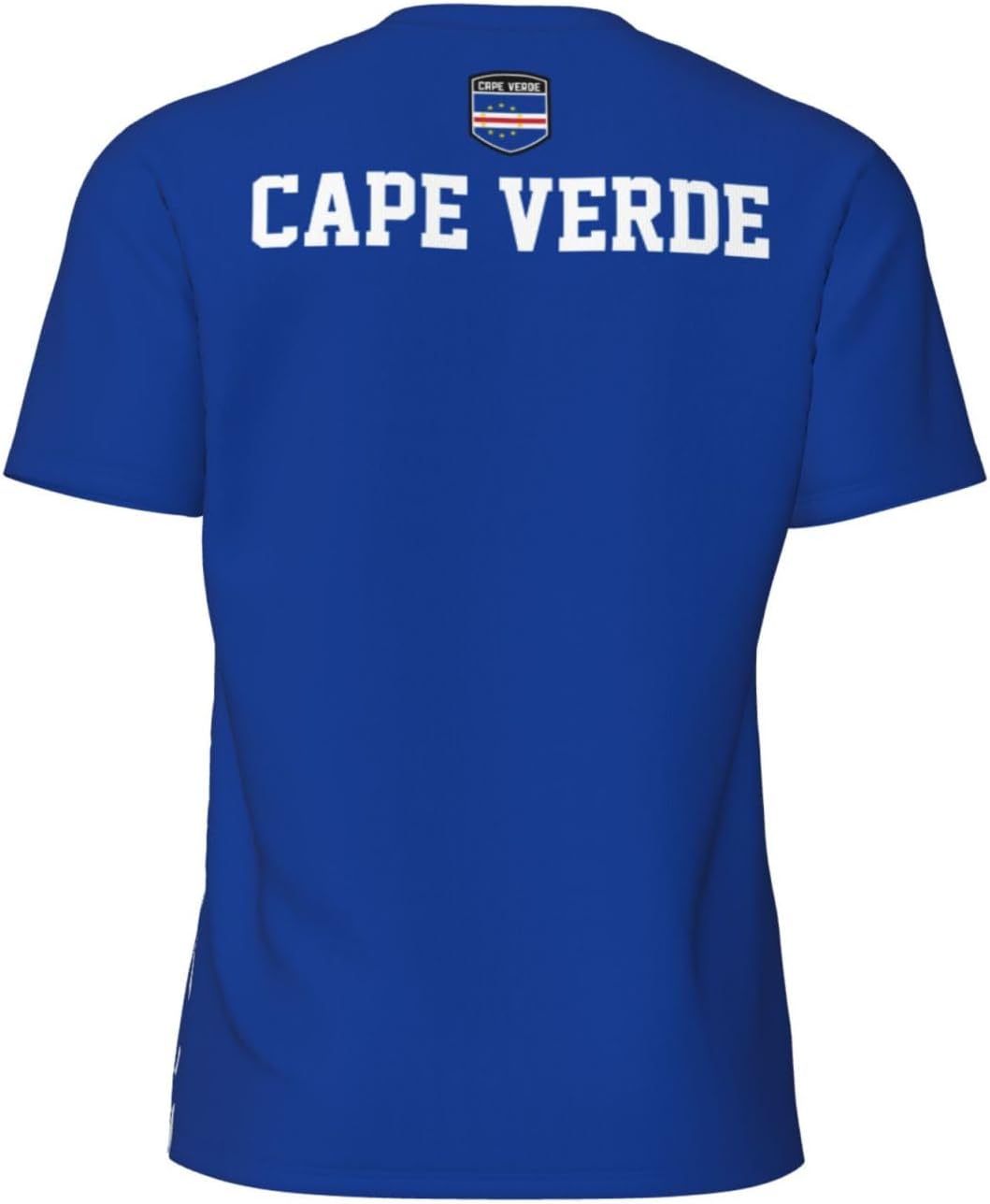 Maillot de Sport en imprimée en 3D avec Drapeau du Cap-Vert, idéal pour la Course à Pied, Le vélo, Le Football, Le Tennis et Le Fitness. - Image 3