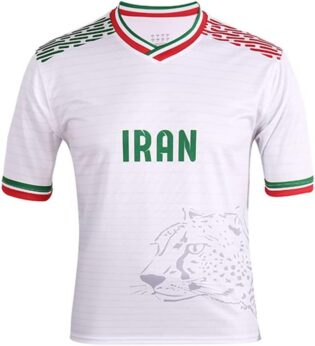 51wwE61BoxL._AC_SL1005_.jpg Qatar Coupe du Monde Football T-Shirt Fans Manche Courte Col Rond Loose Stretch Sport Casual Tee Shirt Impression Respirant séchage Rapide Jersey Maillot Entra頽ement