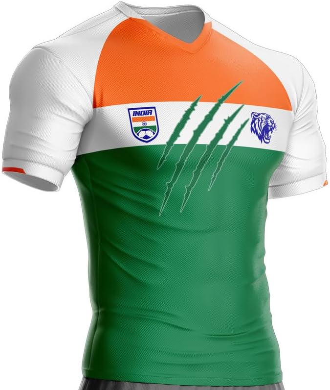 Maillot Inde Football ID-91 Cadeau, Drapeau Indien