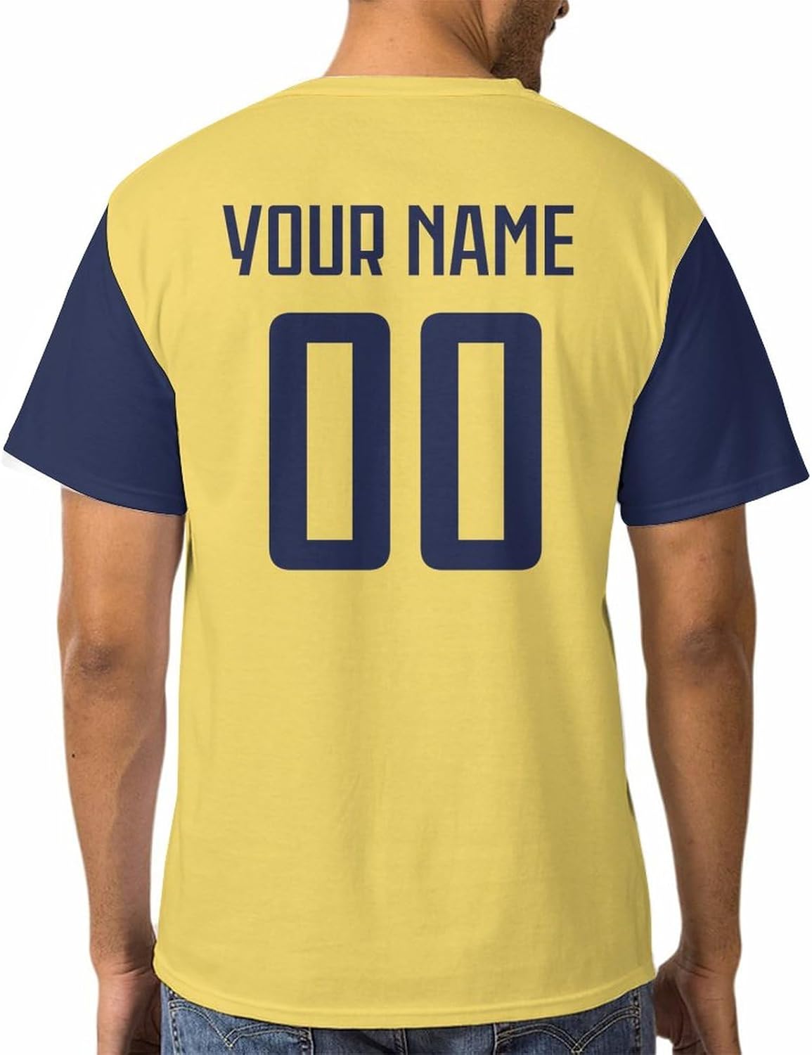 T-shirt de football personnalisé pour homme, femme et adolescent, maillot de football personnalisé avec nom et numéro, cadeau pour les fans - Image 4