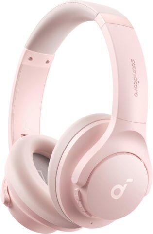 613wL6XbeBL._AC_SL1500_.jpg Soundcore Q20i Casque Bluetooth sans Fil reducteur de Bruit Hybride Active by Anker, Casque Over Ear, jusqu'à 40H d'autonomie en Mode ANC, Hi-Res Audio, Basses Profondes,Personnalisation Via App Rose