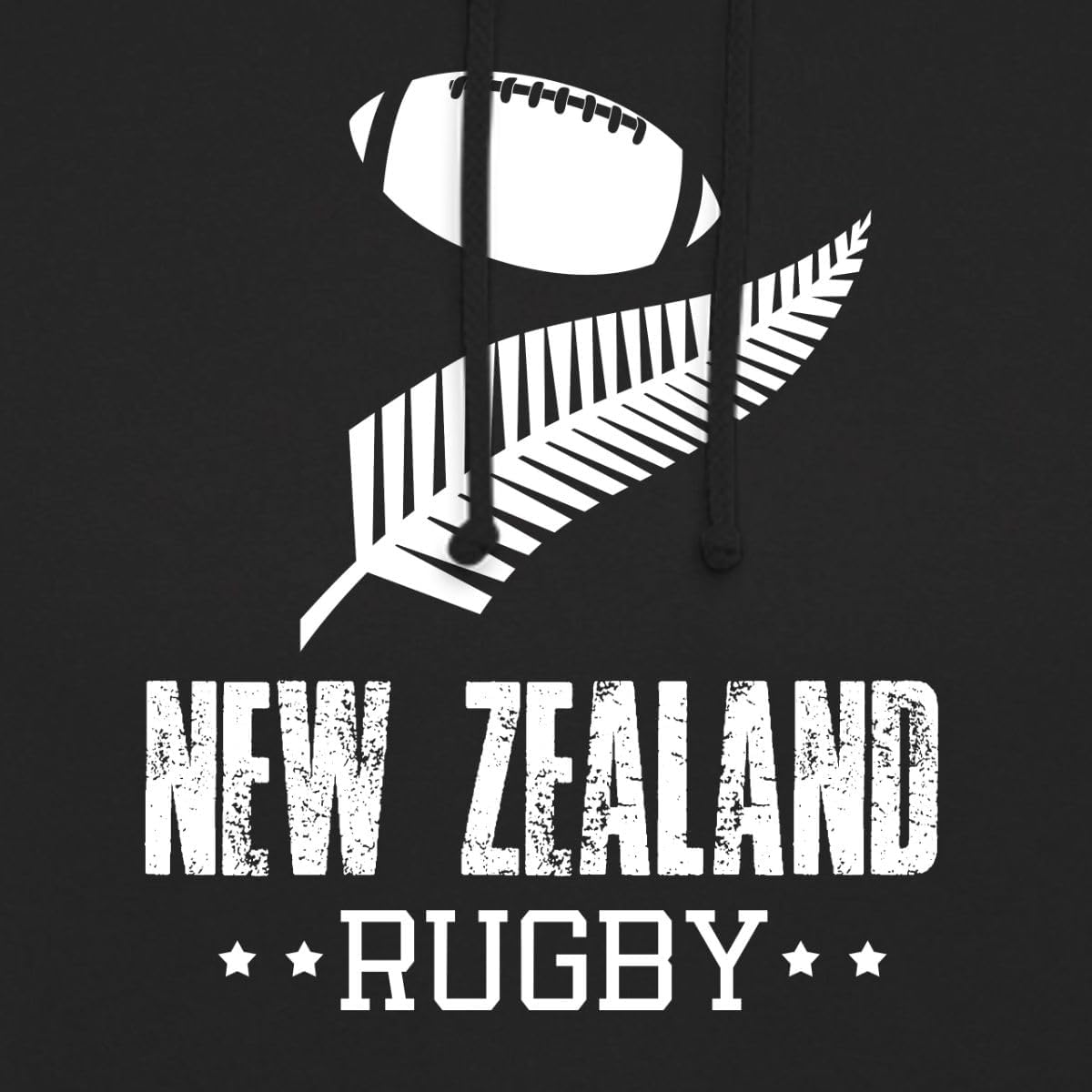 Spreadshirt Maillot De Rugby Nouvelle Zélande Sweat À Capuche Unisexe - Image 2