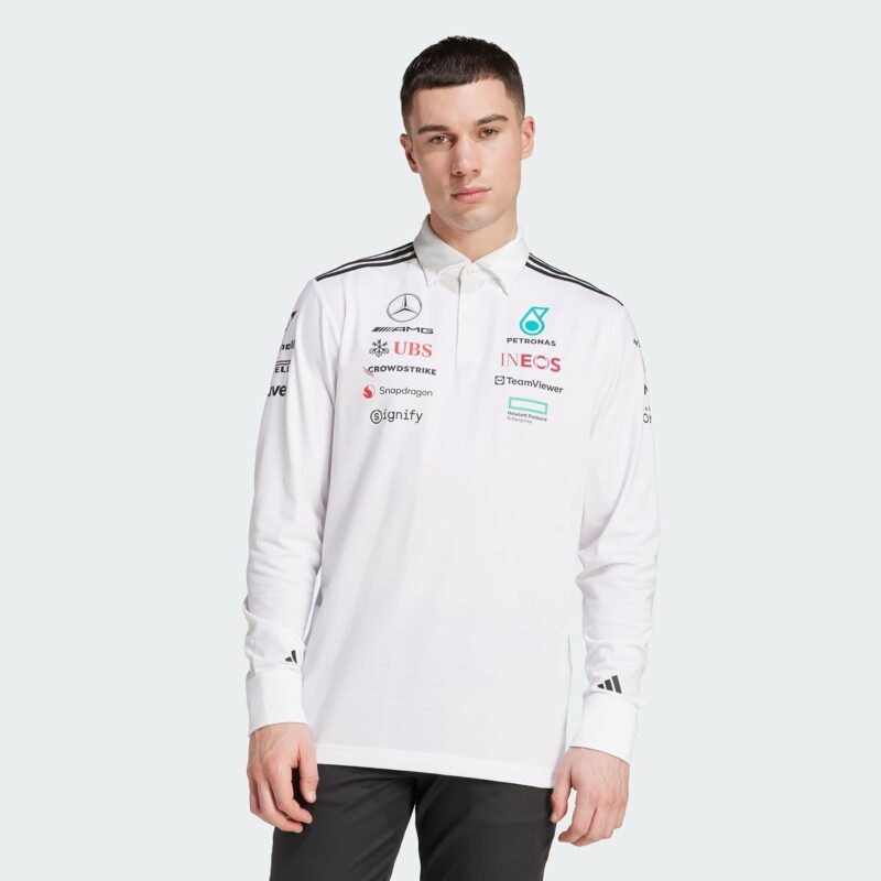 adidas Homme Mercedes - AMG Petronas Formula One Team Team Polo Long Sleeve Men
