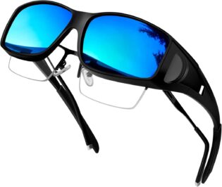 KANASTAL Surlunettes de Soleil Polarisées pour Homme et Femme, Lunettes de Soleil UV400 pour Cyclisme Tennis Vélo Moto