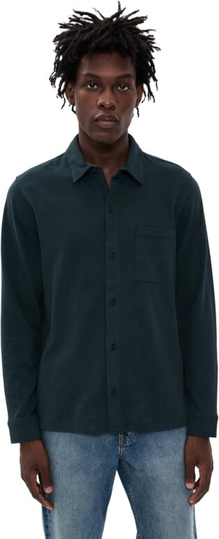 617UcSQFipL._AC_SL1500_.jpg Vince Chemise boutonnée en Jersey suédé pour Homme