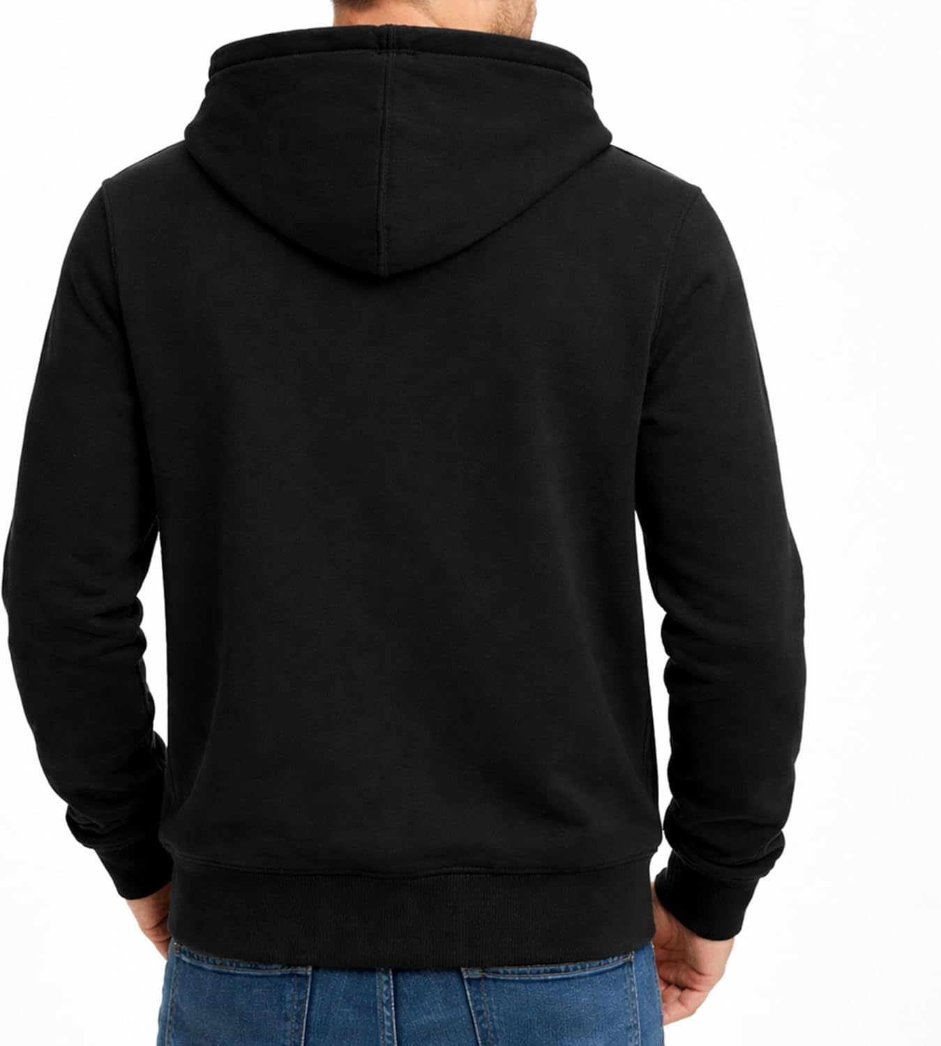 Umbro - Sweat à Capuche Homme, Fermeture zippée intégrale, Poches Kangourou, Coton Doux, Coupe Confortable, Sweat Sport et Casual - Image 3