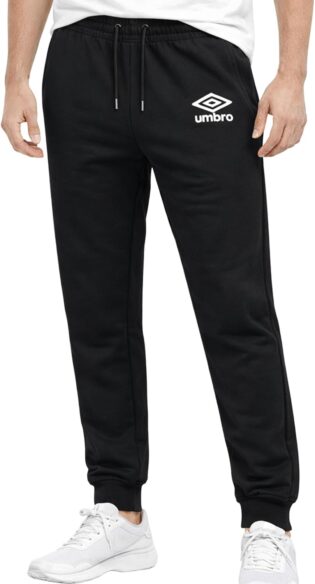 61DvODx2FL._AC_SL1500_.jpg Umbro - Pantalon de survêtement Homme, Tissu Doux et Confortable, Taille élastique avec Cordon de Serrage, Poches latérales, Chevilles avec Poignets élastiques, Pantalon Sport et Loisirs