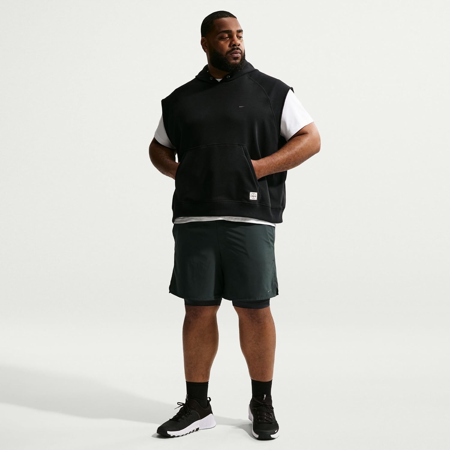 Nike N.A.C. Sweat à Capuche d'entraînement en Polaire Dri-FIT sans Manches pour Homme IF2795 - Image 3