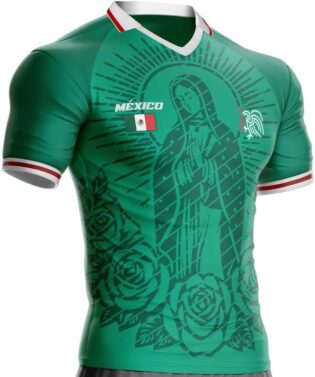 Maillot Mexique Retro MX-241 Football, Cadeau, Drapeau