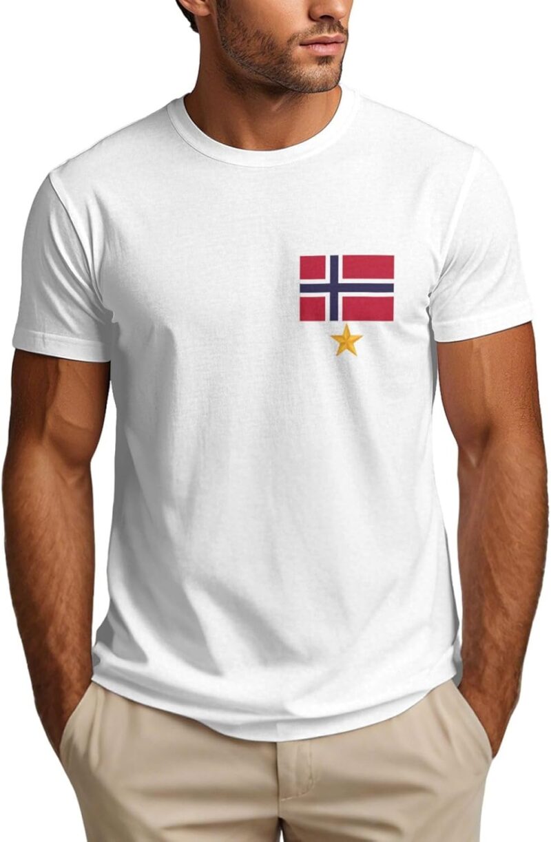 Maillot Norvège 2026 1 étoile - T-Shirts de Supporters de l'équipe Nationale de Football de Norvège