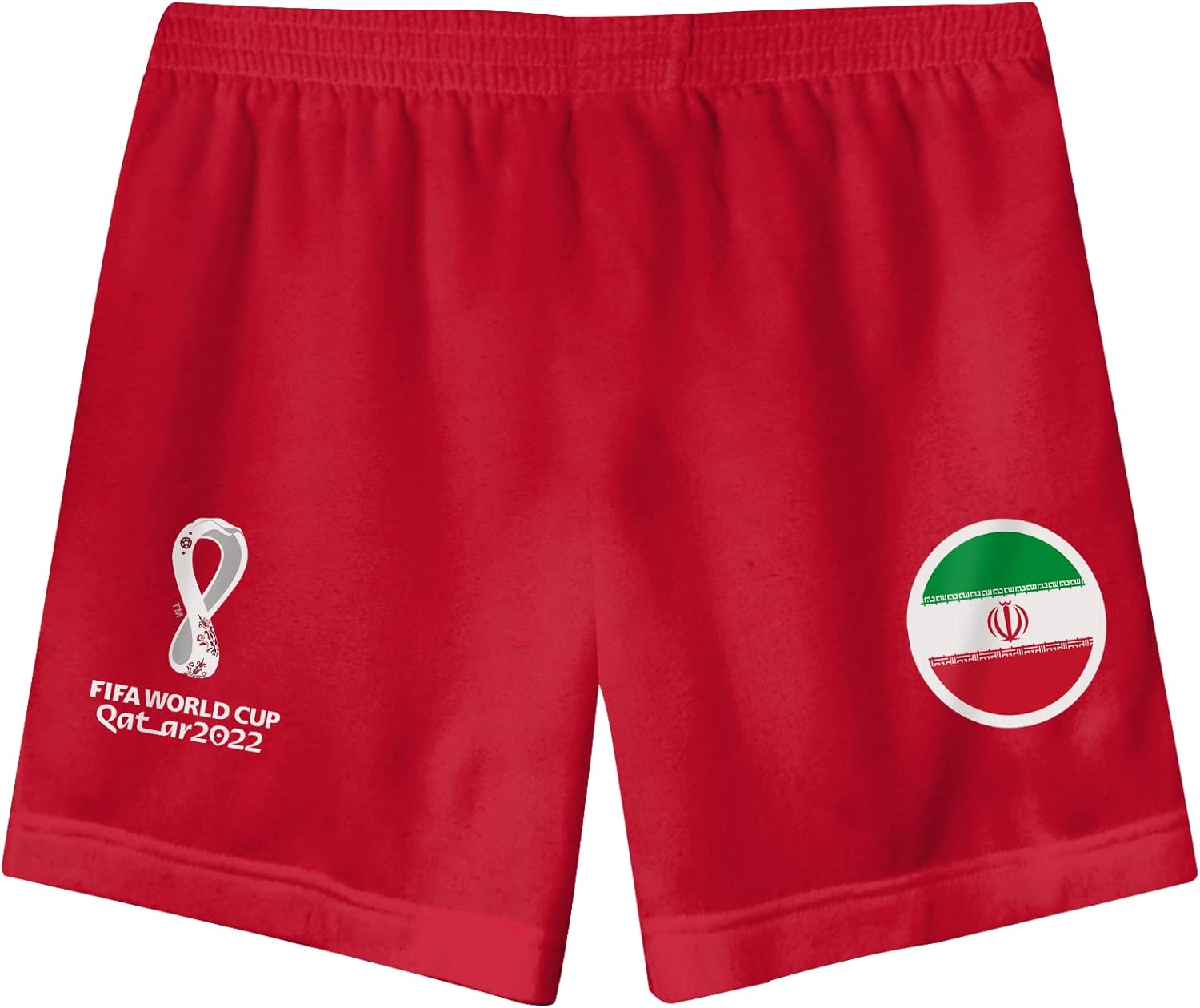 FIFA Ensemble T-shirt et Short Officiel de la Coupe du Monde de la 2022 – Iran – Extérieur Ensemble t-shirt et short de campagne Mixte enfant (lot de 1) - Image 3