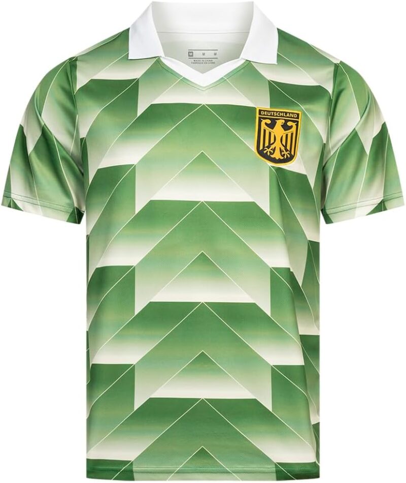 JELEX Retro History Maillot pour homme | Avec logo brodé et manches courtes | Design nostalgique pour les fans de football | Idéal pour les collectionneurs