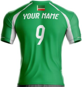 Maillot Tchétchénie CH-73 Football Drapeau Tchétchène Itchkérie