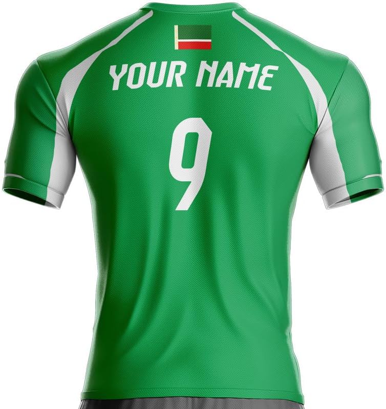 Maillot Tchétchénie CH-73 Football Drapeau Tchétchène Itchkérie