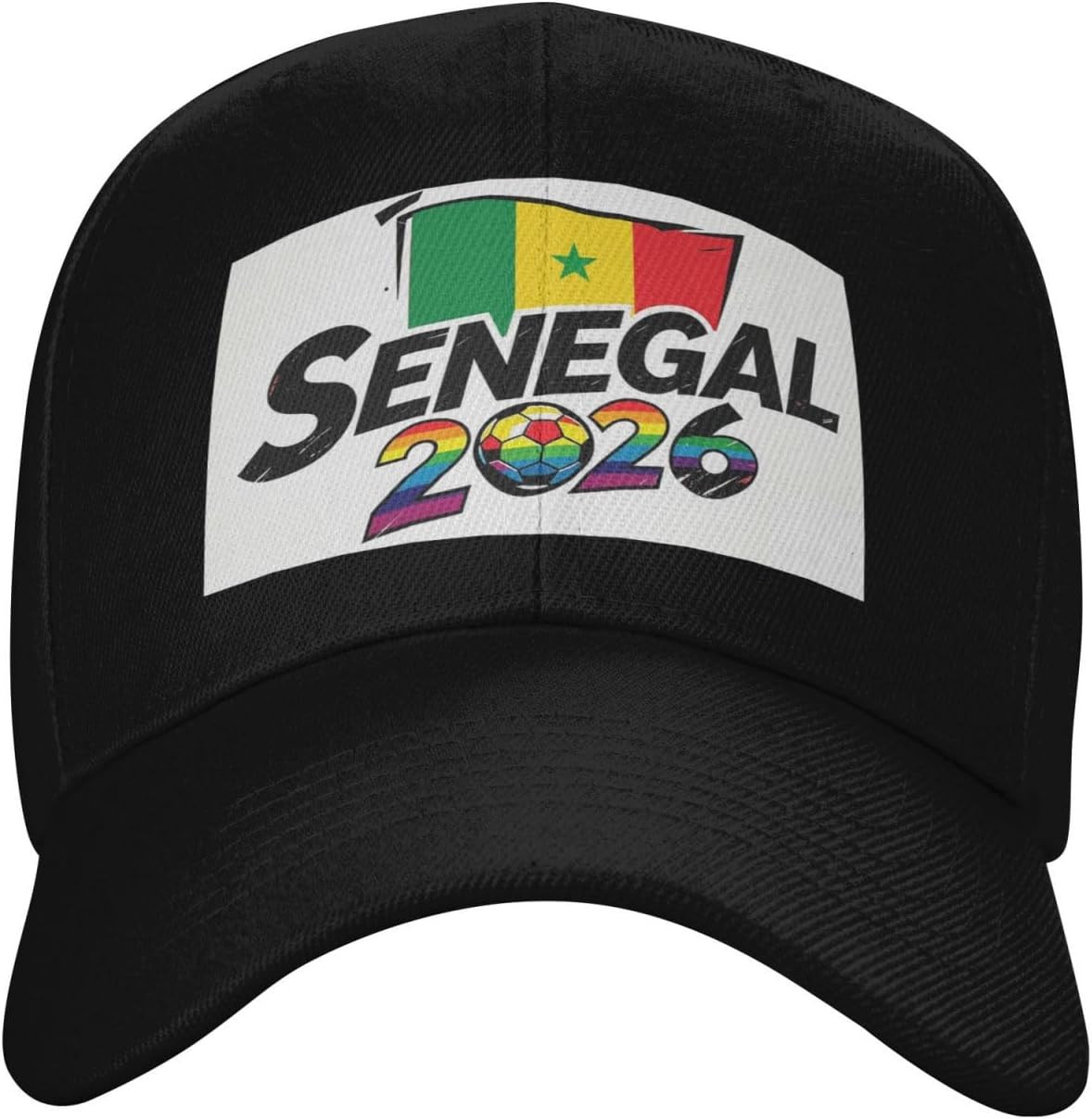 Casquette de football graphique du Sénégal - Casquette de football 2026 - Casquette de baseball pour fans de football - Image 2
