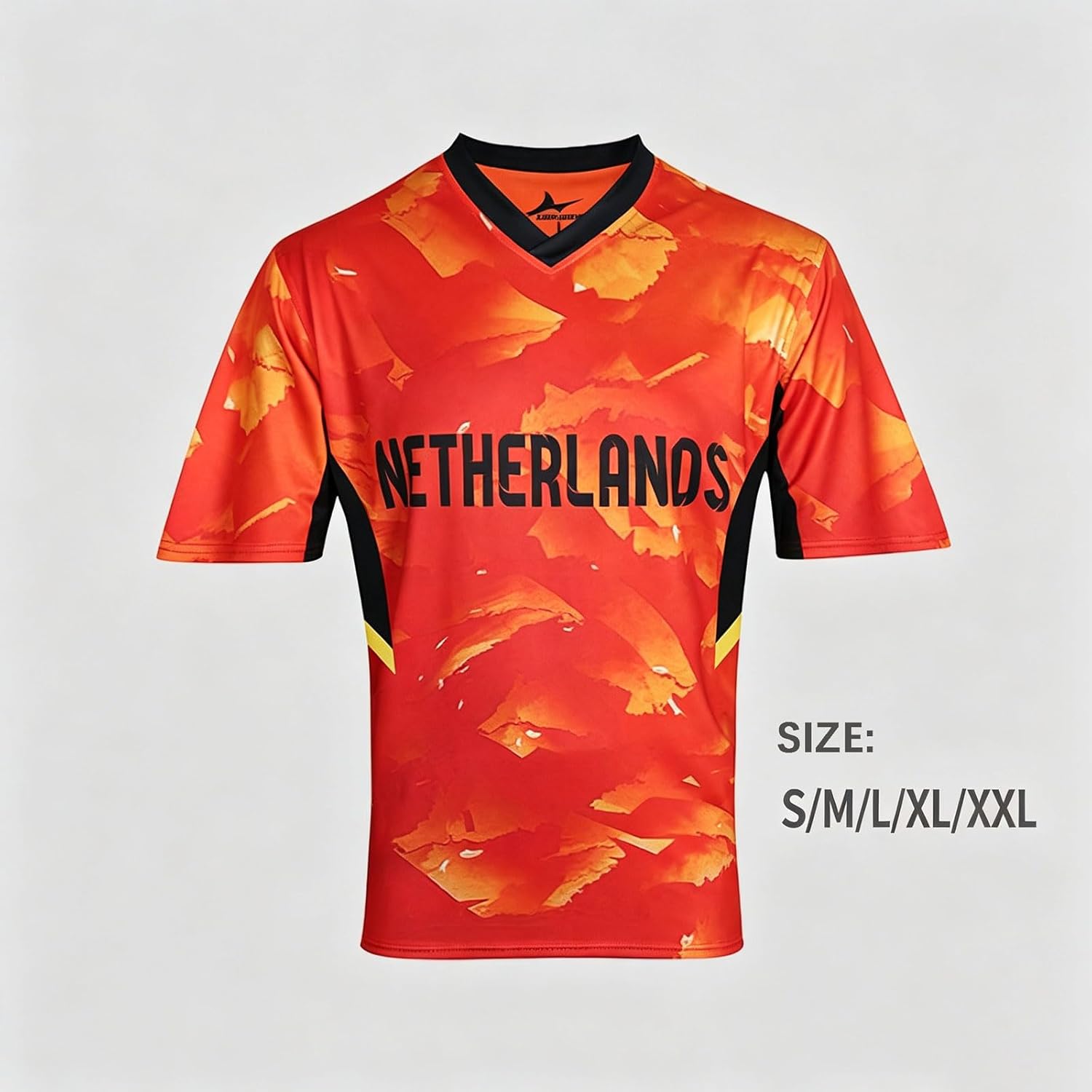 Maillot de Football Pays-Bas pour Hommes et Femmes Mode Streetwear T-Shirt pour Les Fans de Sport Séchage Rapide Respirant Graphique à Manches Courtes quipement Football S-2XL - Image 4