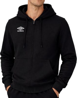 61T4rzIl3-L._AC_SL1500_.jpg Umbro - Sweat à Capuche Homme, Fermeture zippée intégrale, Poches Kangourou, Coton Doux, Coupe Confortable, Sweat Sport et Casual