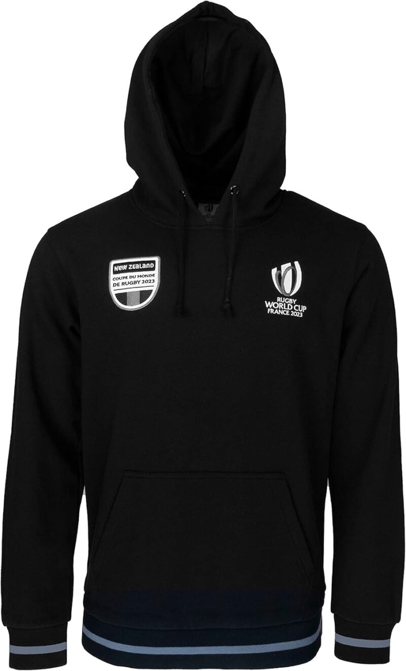 Sweat Capuche New Zealand - RWC - Collection Officielle Coupe du Monde de Rugby 2023