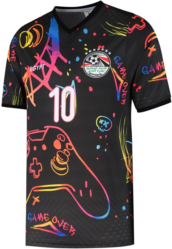 Egypte Maillot De Foot Salah - Gaming - Enfant et Adulte - Ensemble Foot - Image 2