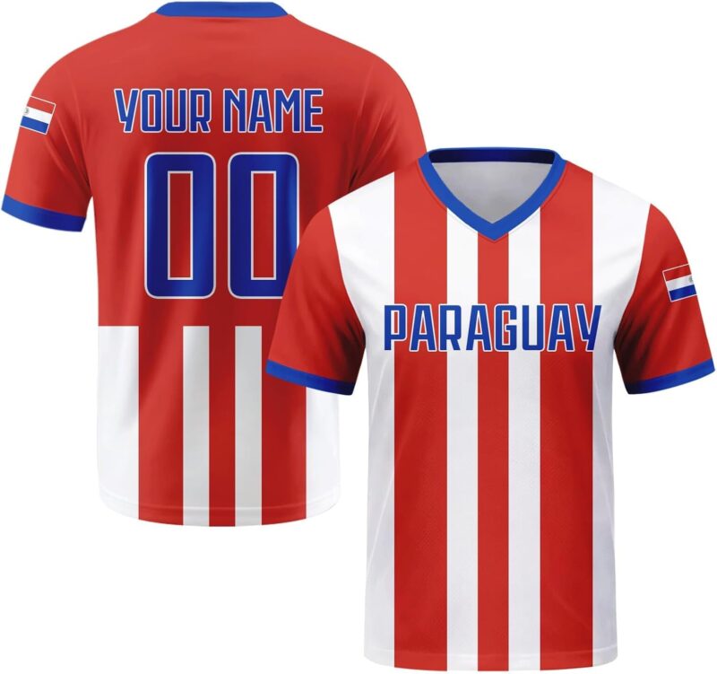 Personnalisable Maillot de Football rétro avec nom et numéro, Tenue d'équipe Street Mixte Homme et Femme, Uniforme Sport pour Supporters de Football internationaux