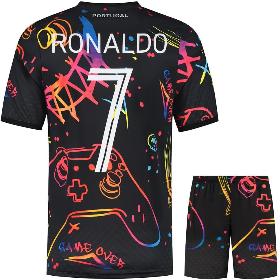 Portugal Maillot De Foot - Gaming - Enfant et Adulte - Ensemble Foot