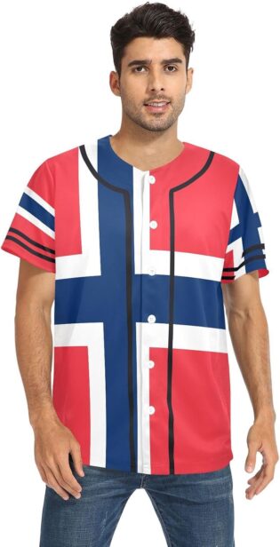 Maillot de baseball unisexe à col rond pour homme Coupe classique pour uniforme d'équipe