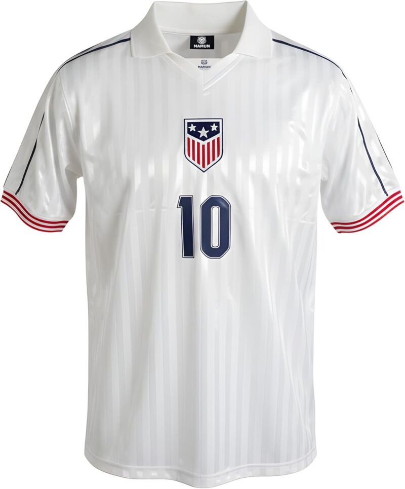 MAMUN Maillot de football rétro USA