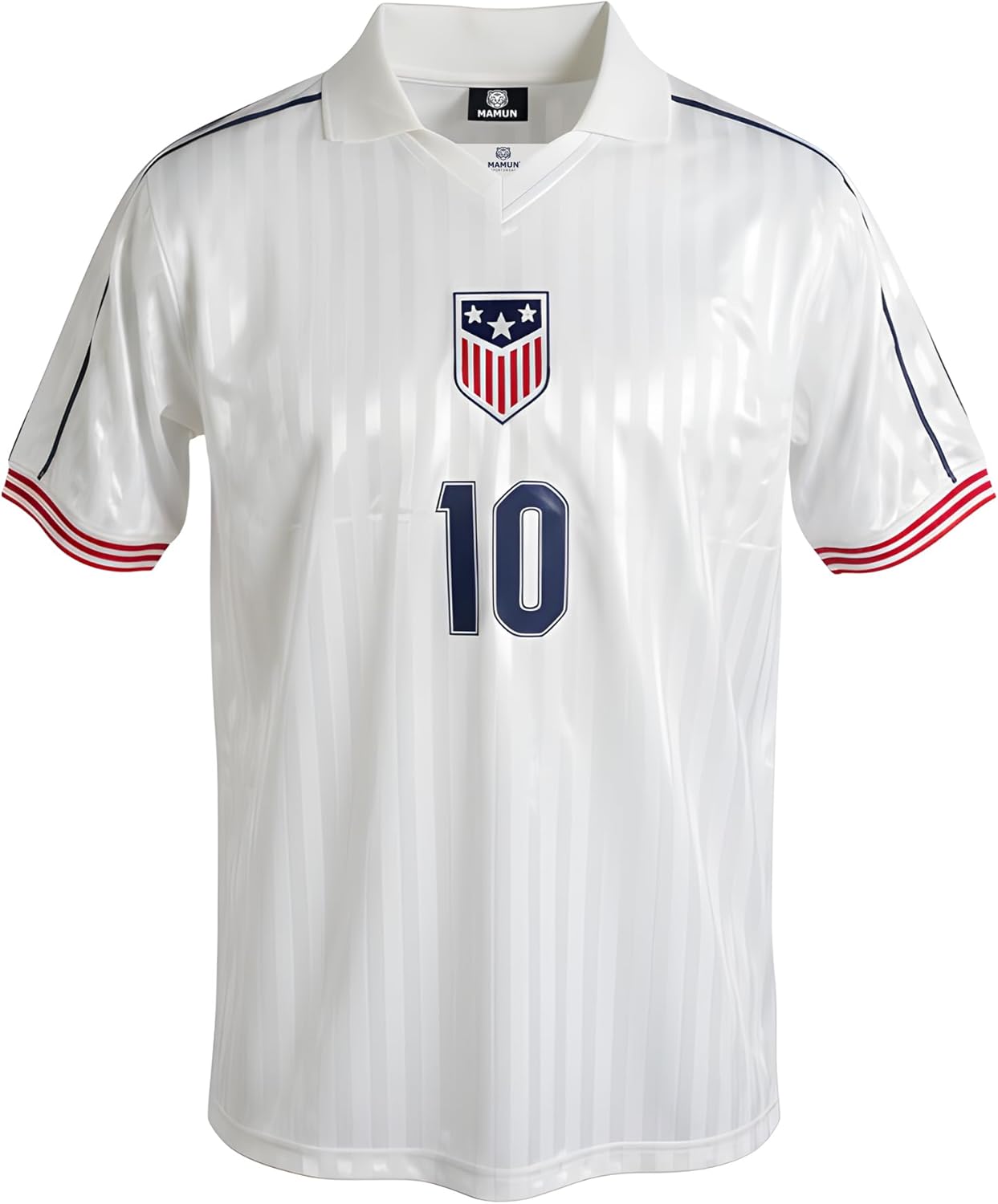 MAMUN Maillot de football rétro USA