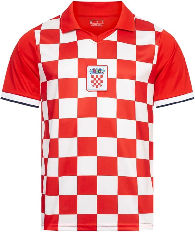 JELEX Retro History Maillot pour homme | Avec logo brodé et manches courtes | Design nostalgique pour les fans de football | Idéal pour les collectionneurs