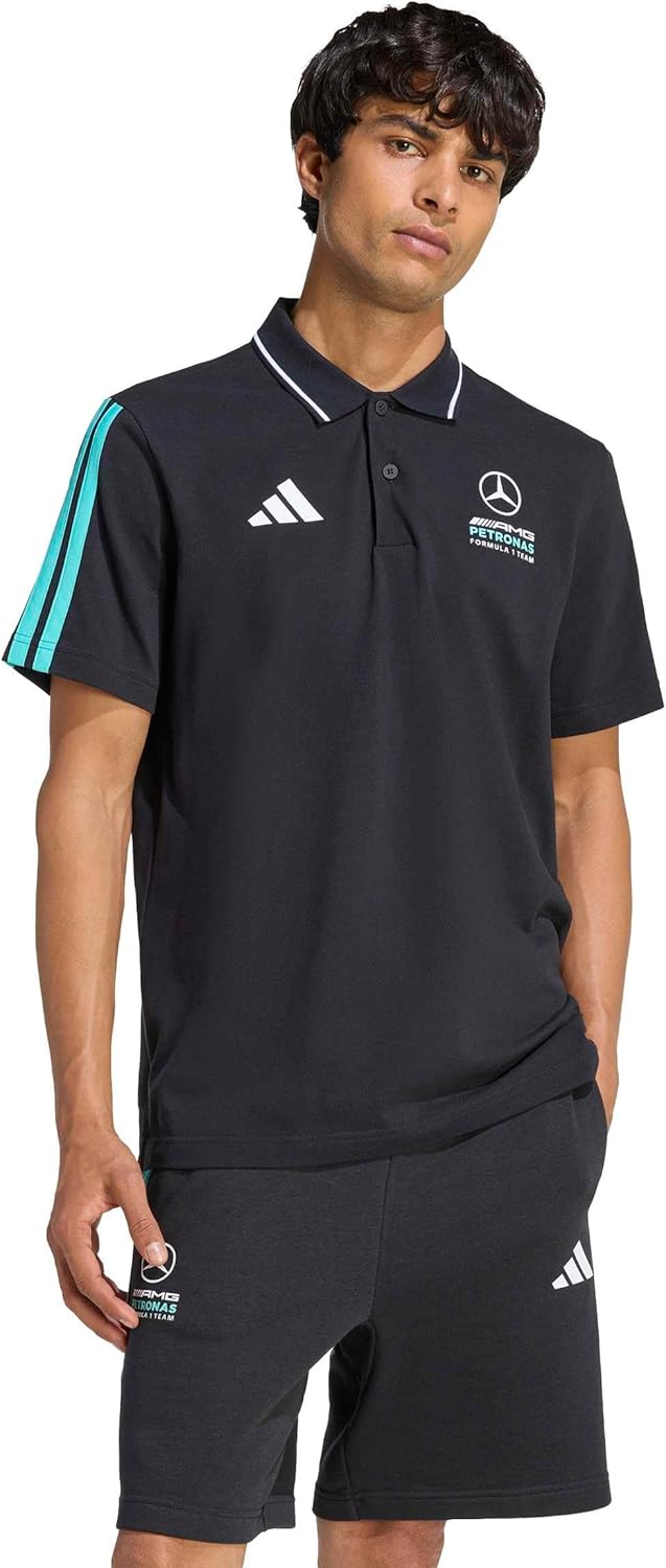 adidas Men's Polo Mercedes - AMG Petronas Formula 1 Team DNA - Image 4