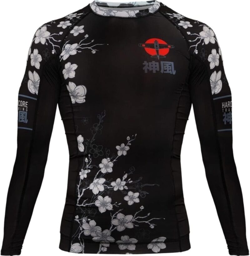 Hardcore Training Rash Guard Men's Chemise de Compression Homme MMA BJJ Fitness Arts Martiaux No Gi Grappling Boxe Workout