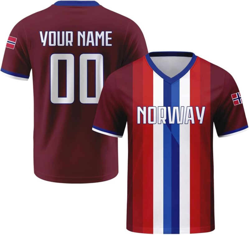 Personnalisable Maillot de Football rétro avec nom et numéro, Tenue d'équipe Street Mixte Homme et Femme, Uniforme Sport pour Supporters de Football internationaux