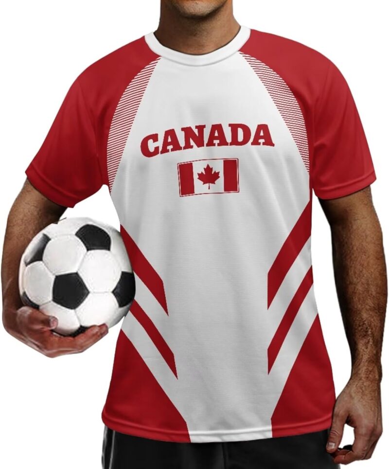 Maillots de football d'été à manches courtes pour hommes, maillots de football jeunes, maillots de sport à séchage rapide, tailles S à 4XL
