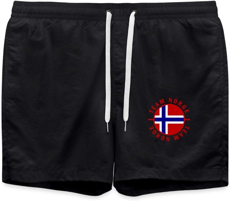 Spreadshirt Team Norway Norvège Norge Voyage Scandinave Oslo Drapeau Maillot de Bain