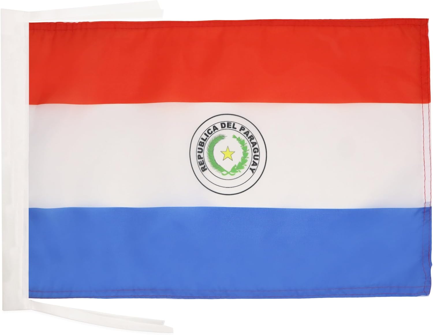 AZ FLAG - Drapeau Paraguay - 45x30 cm - Pavillon Paraguayen 100% Polyester Avec Deux Cordelettes - 20g