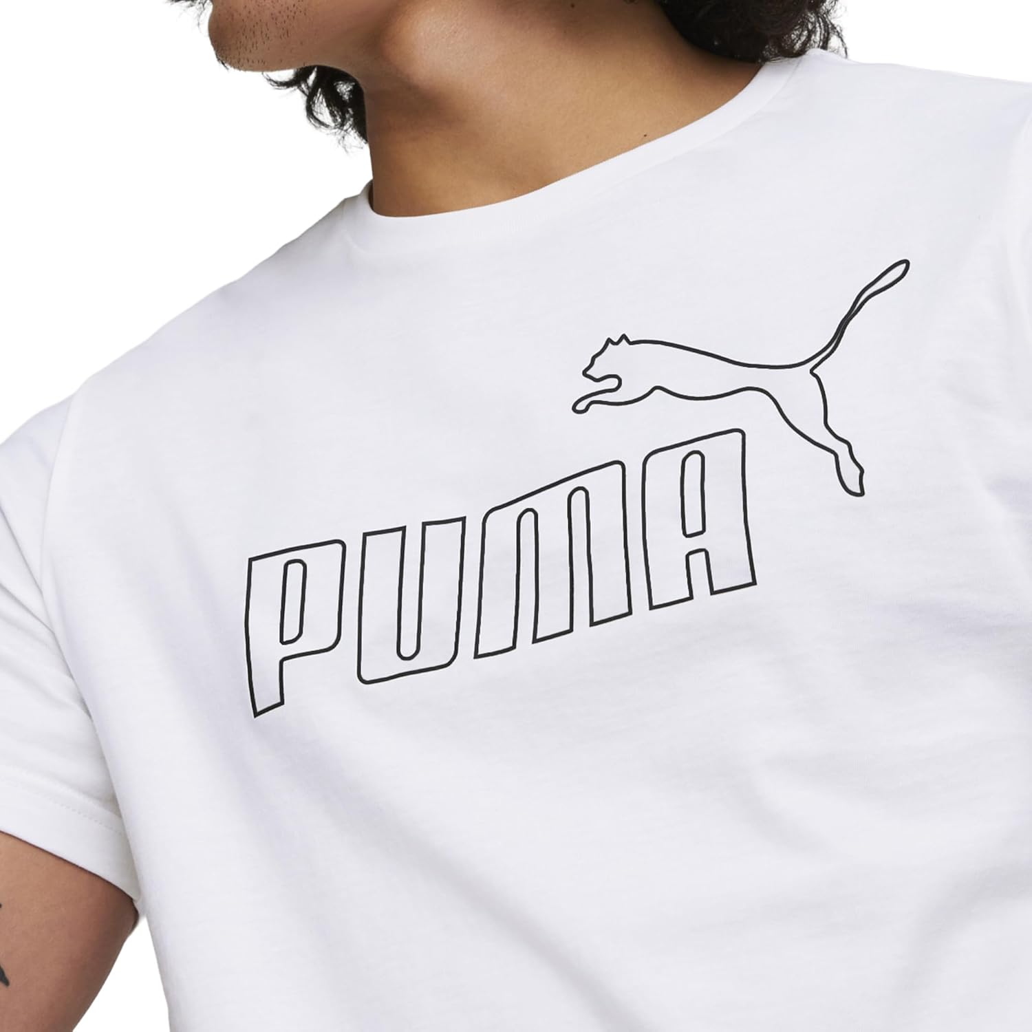 Puma Ess Logo Tee T-Shirt Homme (Lot de 1) - Image 4